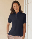 Women's classic cotton piqué polo shirt