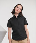 Women's short sleeve Oxford shirt