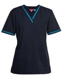 JB's  CONTRAST LADIES SCRUBS TOP