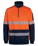JB's HV 330G 1/2 ZIP SEGMENTED TAPE FLEECE