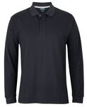 C OF C  L/S PIQUE POLO