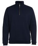 C OF C  1/2 BRASS ZIP SWEAT