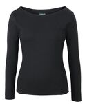 C OF C  LADIES L/S BOAT NECK TEE