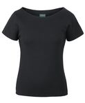 C OF C  LADIES S/S BOAT NECK TEE