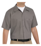 Short Sleeve Wrinkle Resistant Cotton Shirt