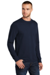 Cotton Blend Long Sleeve Tee