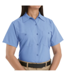 Industrial Short Sleeve Ladies' Work Shirt