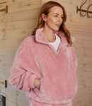 Brand Lab Ladies Fluffy 1/4 Zip Fleece