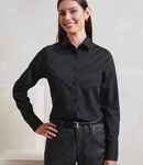 Premier Ladies Recyclight® Long Sleeve Poplin Shirt