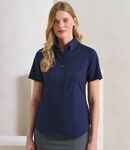 Premier Ladies Supreme Short Sleeve Oxford Shirt