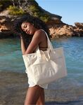 Double Handle Cargo Pocket Tote