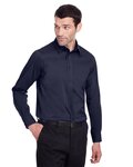 Crown Collection® Stretch Broadcloth Slim Fit Woven Dress Shirt