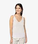 Spasso Ladies Linen Tank Top
