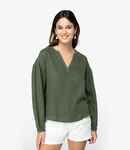 Spasso Ladies Linen Blouse