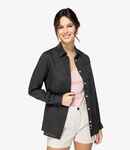 Spasso Ladies Long Sleeve Linen Shirt