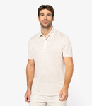 Spasso Knitted Linen Polo Shirt