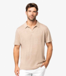 Spasso Linen Polo Shirt