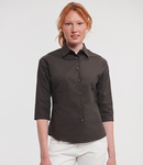 Russell Athletic Collection Ladies 3/4 Sleeve Easy Care Fitted Shirt
