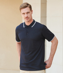 Henbury Coolplus® Tipped Polo Shirt
