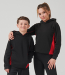 Finden + Hales Kids Contrast Hooded Sweatshirt
