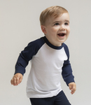 Larkwood Baby/Toddler Long Sleeve Baseball T-Shirt