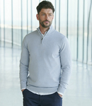Henbury Zip Neck Sweater