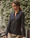 Ladies' Luxury Long Sleeve Stretch Polo