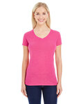 Ladies' Glitter V-Neck T-Shirt