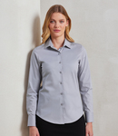 Premier Ladies Long Sleeve Stretch Fit Poplin Shirt