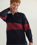 Panelled rugby shirt