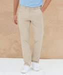 Stretch chinos with flex waistband