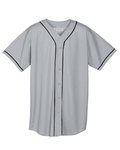 Youth Wicking Mesh Button Front Jersey