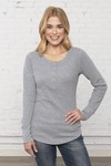 Vintage Thermal Long Sleeve Ladies' Henley