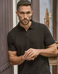 Men's Luxury Stretch V-Neck Polo
