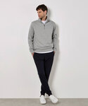 Regular fit ¼-zip sweatshirt