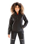 Ladies 3-Layer Recycled Printable Hooded Softshell