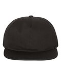 Lightly-Structured Five-Panel Snapback Cap