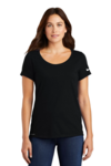 Dri-Fit Cotton/Poly Scoop Neck Ladies' Tee