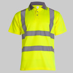 Hi Vis Short Sleeve Polo Shirt