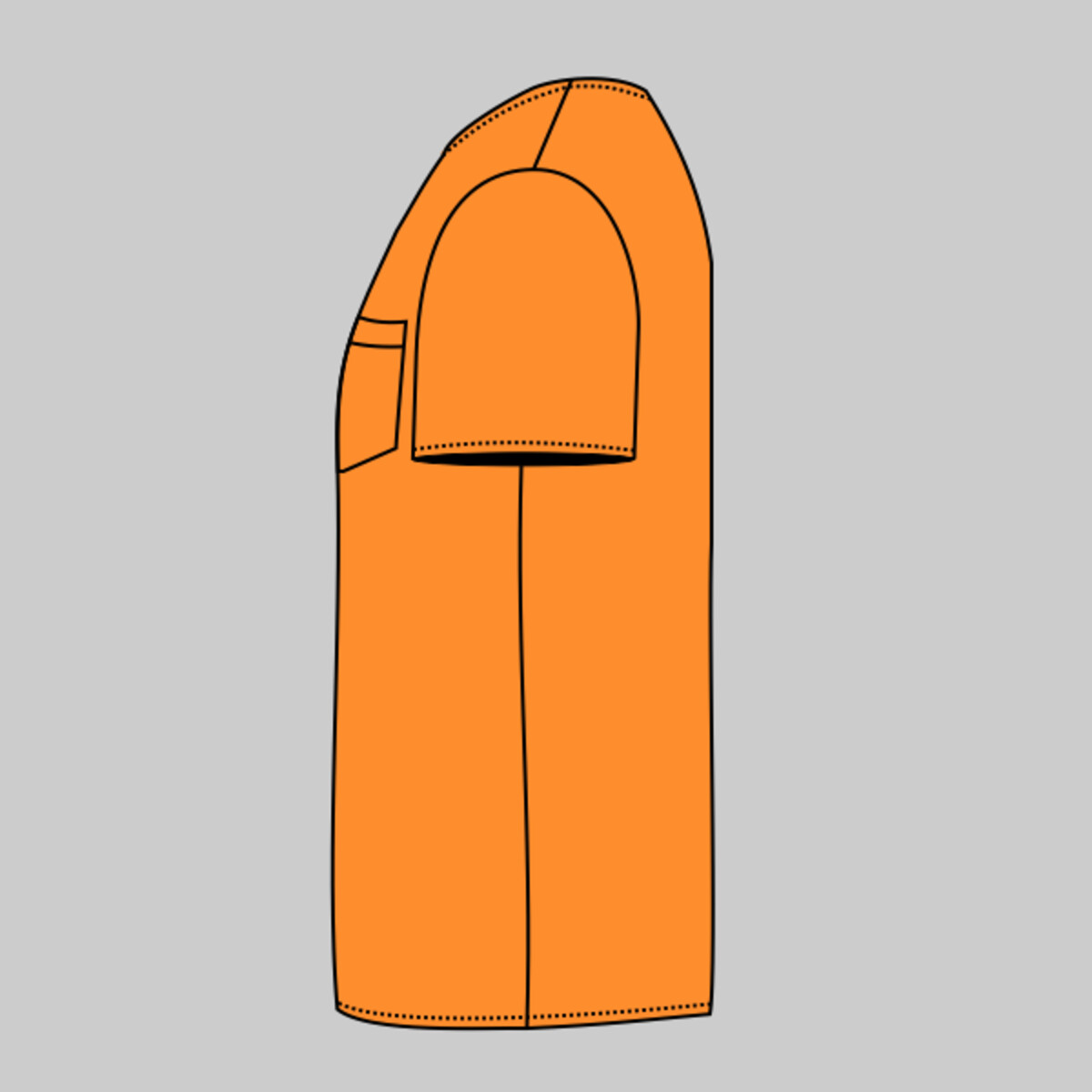 Left Sleeve (Short)