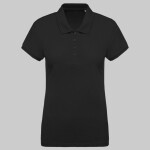 Ladies’ organic piqué short-sleeved polo shirt