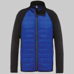 Dual-fabric sports jacket