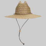 OTTO CAP Straw Lifeguard Hat w/ Adjustable Cord